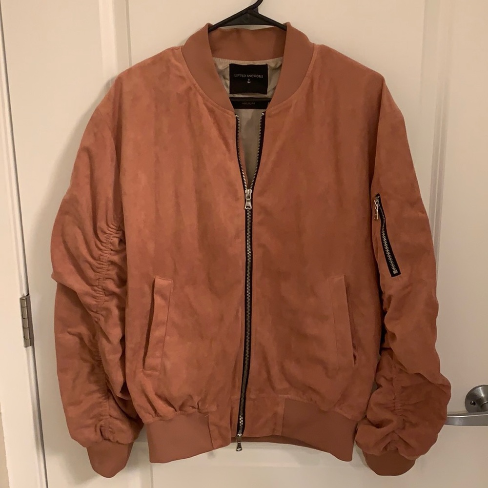 LIFTED ANCHORS Salmon Bomber Jacket